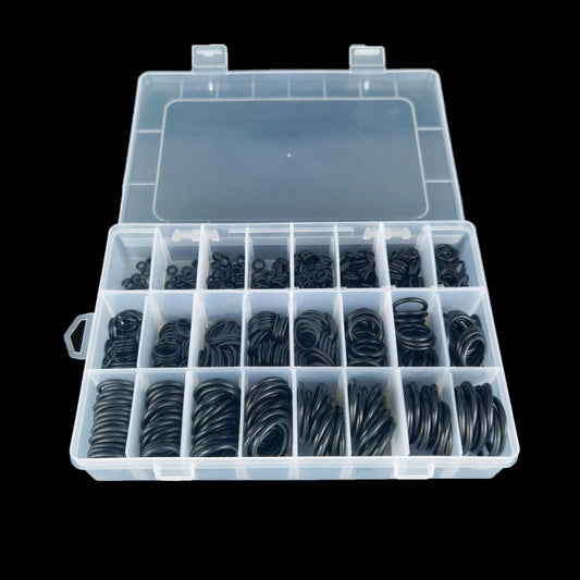 Rubber O-Ring Car Air Conditioning High Temperature Corrosion Resistant Sealing Ring, 740 PCS / Box