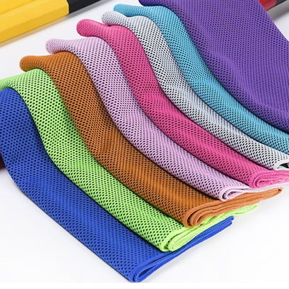 Serviette de sport rafraîchissante pour l'été, serviette glacée pour se rafraîchir, 30x90cm, 30x80cm