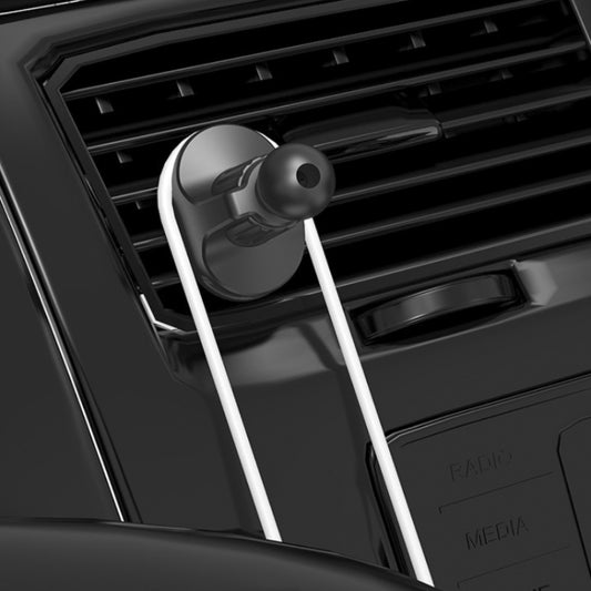 6 PCS Base de support de téléphone portable pour sortie d'air de voiture, peut clipser un câble de données, Taille :, Rotule de 17 mm, Rotule de 15 mm, Rotule de 13 mm