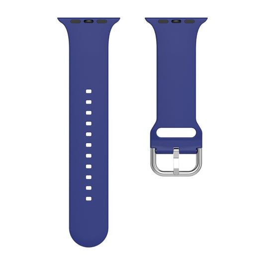 Silicone Solid Color Watch Band, For Apple Watch Series 6&SE&5&4 44mm, For Apple Watch Series 6&SE&5&4 40mm