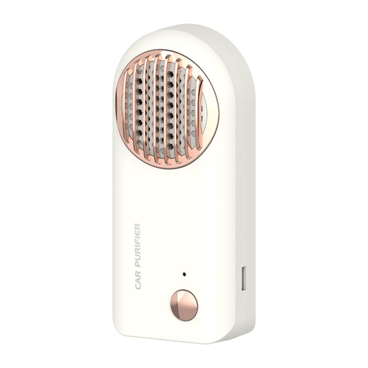 Car Mini Air Purifier Toilet Deodorant Shoe Cabinet Sterilizer, Air Purifier Grey, Air Purifier White