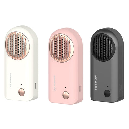 Car Mini Air Purifier Toilet Deodorant Shoe Cabinet Sterilizer, Air Purifier Grey, Air Purifier White