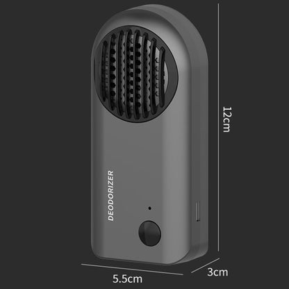 Car Mini Air Purifier Toilet Deodorant Shoe Cabinet Sterilizer, Air Purifier Grey, Air Purifier White