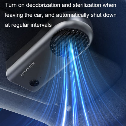 Car Mini Air Purifier Toilet Deodorant Shoe Cabinet Sterilizer, Air Purifier Grey, Air Purifier White