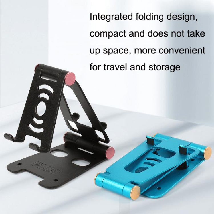 XY-02 Folding Live Aluminum Alloy Desktop Tablet Computer Mobile Phone Bracket, Blue, Gold, Silver, Black, Pink
