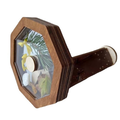 Jouet kaléidoscope rotatif en bois à fabriquer soi-même, Cadeau pour enfants, Kaléidoscope