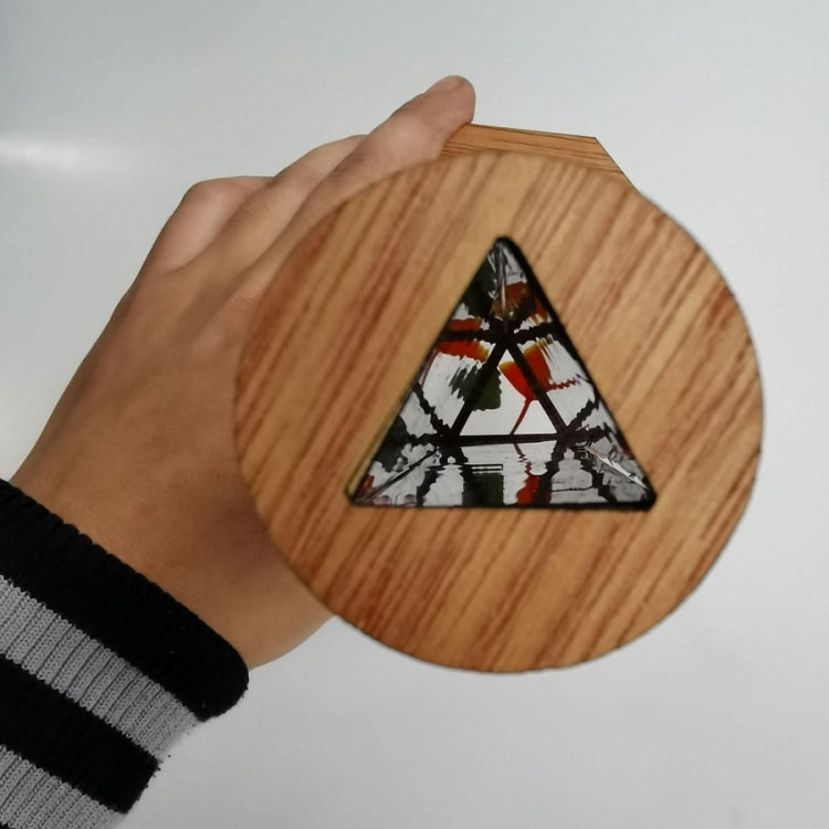 Jouet kaléidoscope rotatif en bois à fabriquer soi-même, Cadeau pour enfants, Kaléidoscope