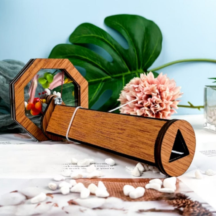 Jouet kaléidoscope rotatif en bois à fabriquer soi-même, Cadeau pour enfants, Kaléidoscope