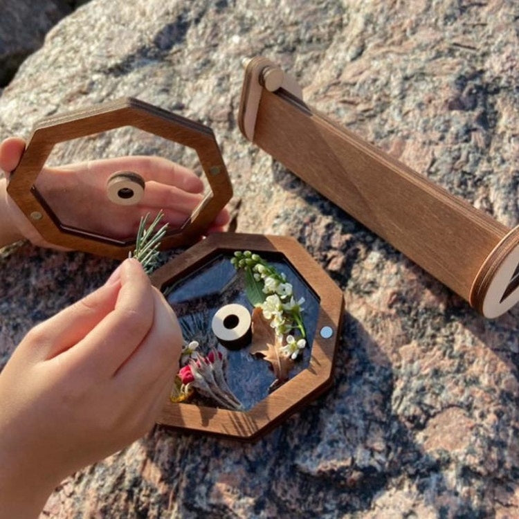 Jouet kaléidoscope rotatif en bois à fabriquer soi-même, Cadeau pour enfants, Kaléidoscope