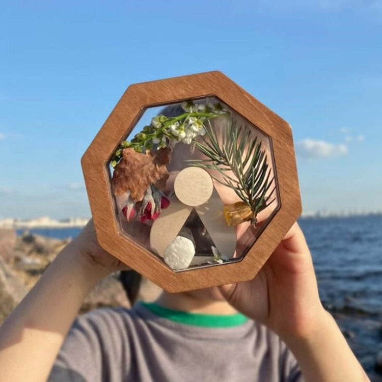 Jouet kaléidoscope rotatif en bois à fabriquer soi-même, Cadeau pour enfants, Kaléidoscope