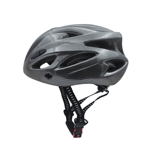 Casque de vélo unisexe monobloc, noir fibre