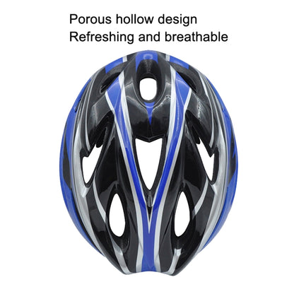 Unisex Cycling Bike One-piece Helmet, White Black Green, Fiber Black, White Orange, Blue Black, Yellow Black, Red Black, White Black