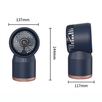 Ventilateur de bureau et de maison à affichage numérique LED et humidificateur à pulvérisation, style : branchement USB direct