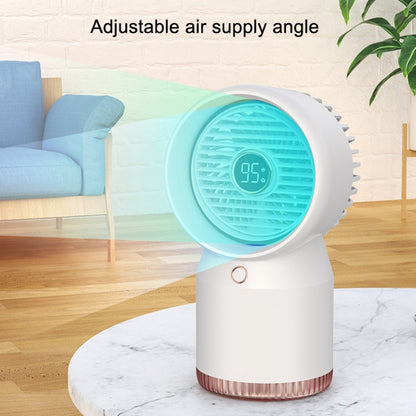 Ventilateur de bureau et de maison à affichage numérique LED et humidificateur à pulvérisation, style : branchement USB direct