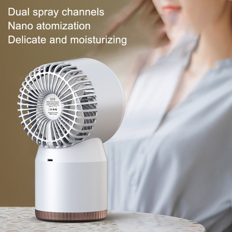 Ventilateur de bureau et de maison à affichage numérique LED et humidificateur à pulvérisation, style : branchement USB direct