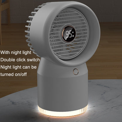 Ventilateur de bureau et de maison à affichage numérique LED et humidificateur à pulvérisation, style : branchement USB direct