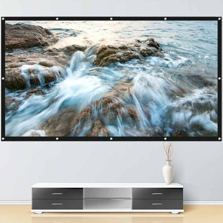 Folding Metal Anti-Light HD Projection Curtain, Size: