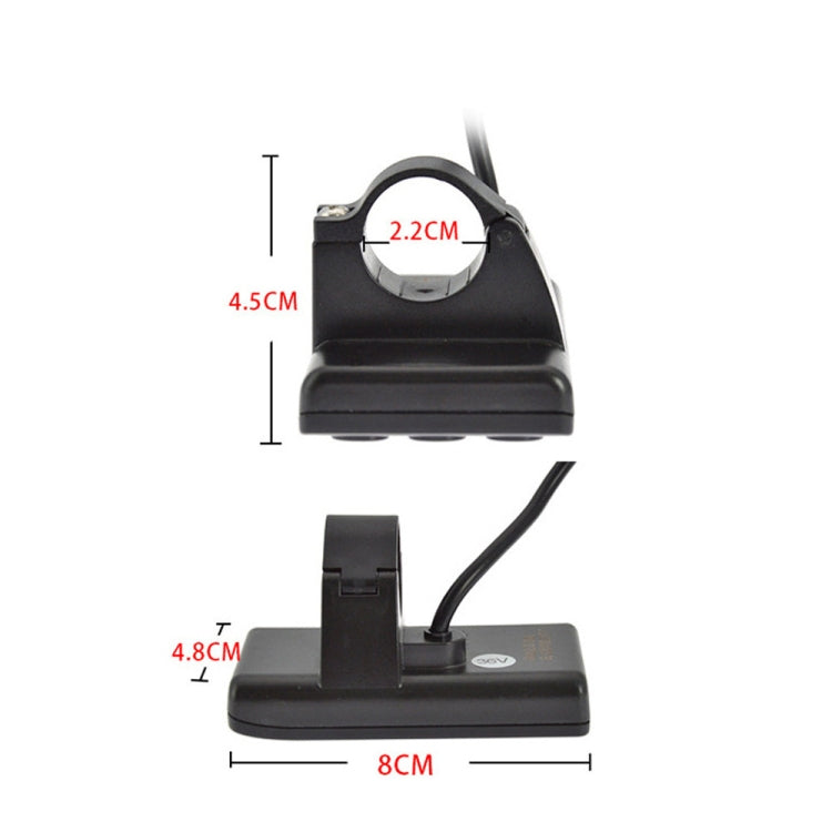 S866 Electric Bicycle Mountain Bike LCD Meter, A Type, B Type