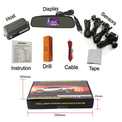 Wireless Radar with LED Display Automatic Alarm Reversing Assist, PZ314W