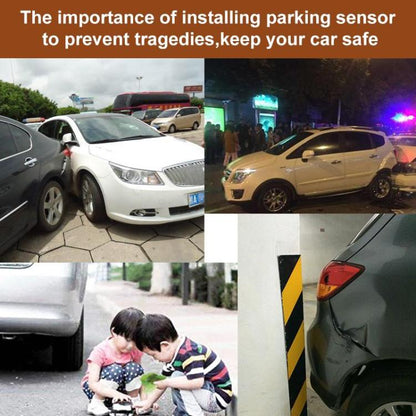 Wireless Radar with LED Display Automatic Alarm Reversing Assist, PZ314W