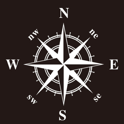 D-336 Car Compass Graphic Sticker Hood Car Body Universal Sticker, D-336