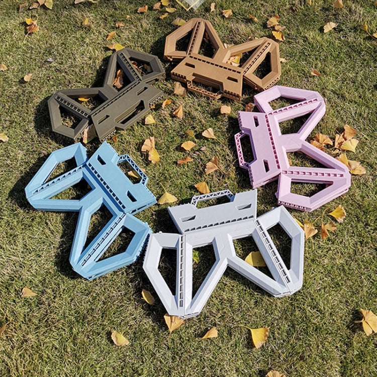 Portable Thickened Plastic Folding Stool Outdoor Fishing Stool, Pink, Princess Sugar, Army Green, Lake Blue, Gray, Black, Sky Blue