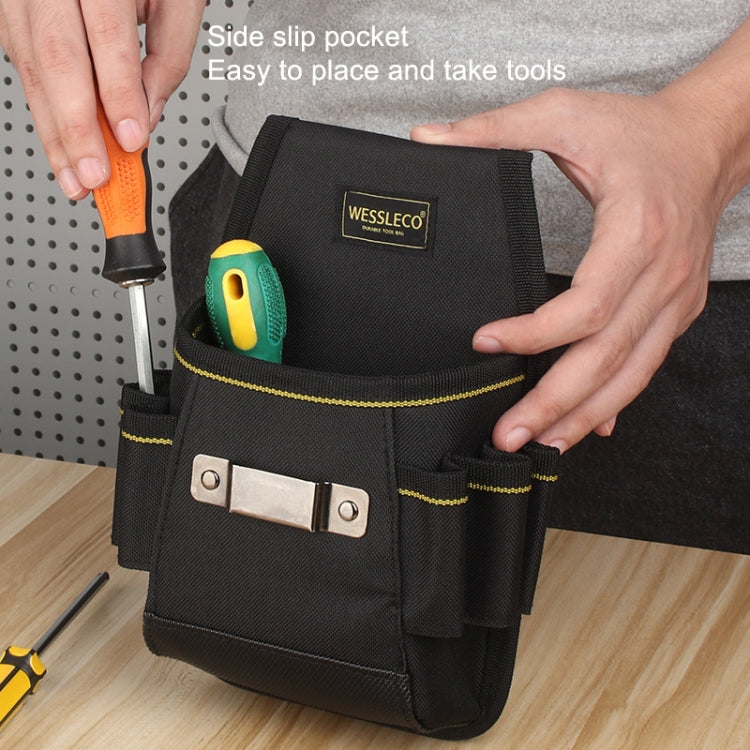 WESSLECO CL195 Sacs fourre-tout pour électricien Trousse à outils en tissu Oxford, Style:, CL195 Simple, CL195 Amélioré, CL195 Avec couvercle