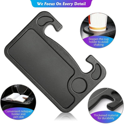 Multifunctional Car Dining Tray Steering Wheel Notebook Bracket, Multifunctional 42x29x3cm