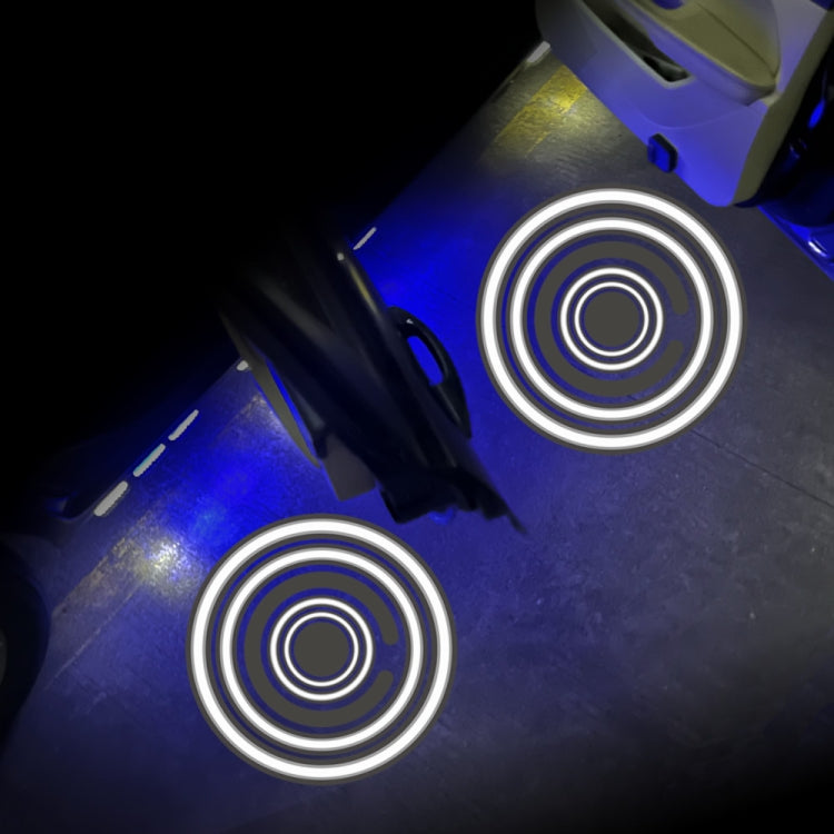 LED Infrared Induction Car Door Welcome Light Night Projection Ambient Light, Energy Circle (Blue), Energy Circle (White), Energy Circle (Yellow), Cat Claw (Yellow), Radish (Yellow), Drink (Yellow), Drink (Purple), Honor (Yellow), Honor (Purple)�������...