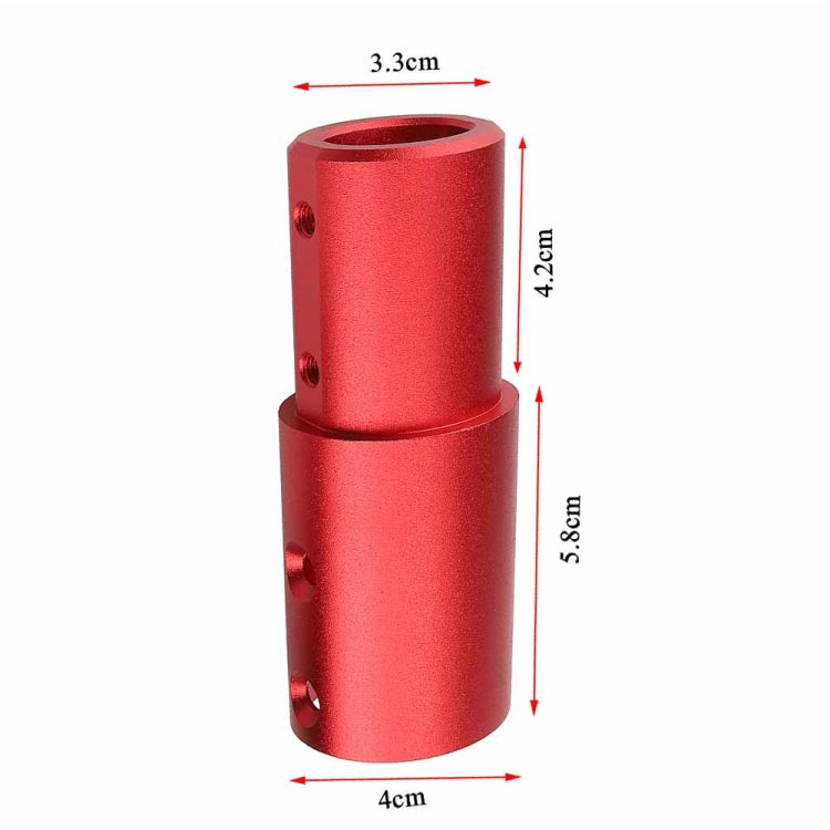Rallonge de poteau en aluminium pour Xiaomi M365/M365Pro Pro2 1S, noir, rouge