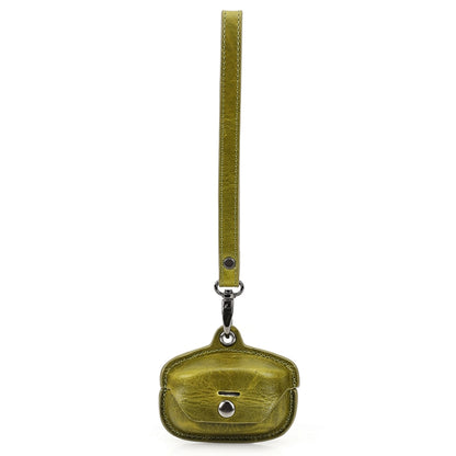 Crazy Horse Leather Wireless Bluetooth Earphone Cover For Sony WF-1000XM4, Brown, Coffee, Blue, Green, Red, Black