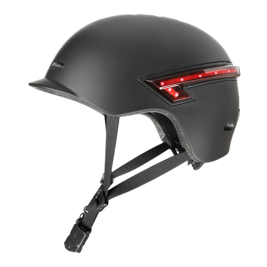 Casque de vélo ultra-léger avec feu d'avertissement et télécommande, casque de vélo (noir), casque de vélo (blanc)