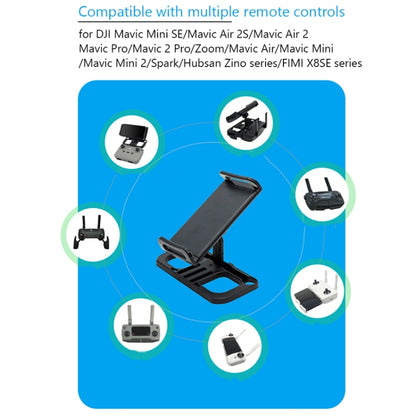 Drone Remote Controller Holder Tablet Extended Bracket Clip, With Lanyard & 8 Pin Line, With Lanyard & Type-C Line, With Lanyard & Micro USB Line, With Lanyard, Only Bracket