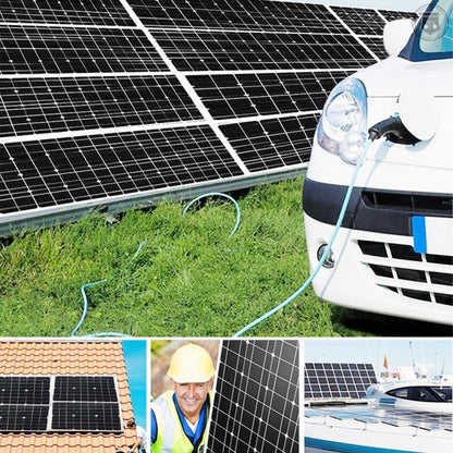 Home Solar Generator Inverter+30A Controller+18W 12V Solar Panel, Specification:, Black 12V To 220V, Black 12V To 110V, Yellow 12V To 220V, Yellow 12V To 110V