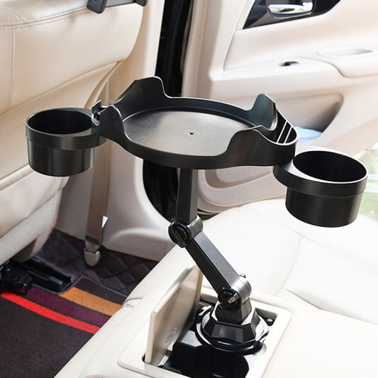 Car Water Cup Holder Dinner Plate Rack Rotatable Mobile Phone Holder, Car Water Cup Holder
