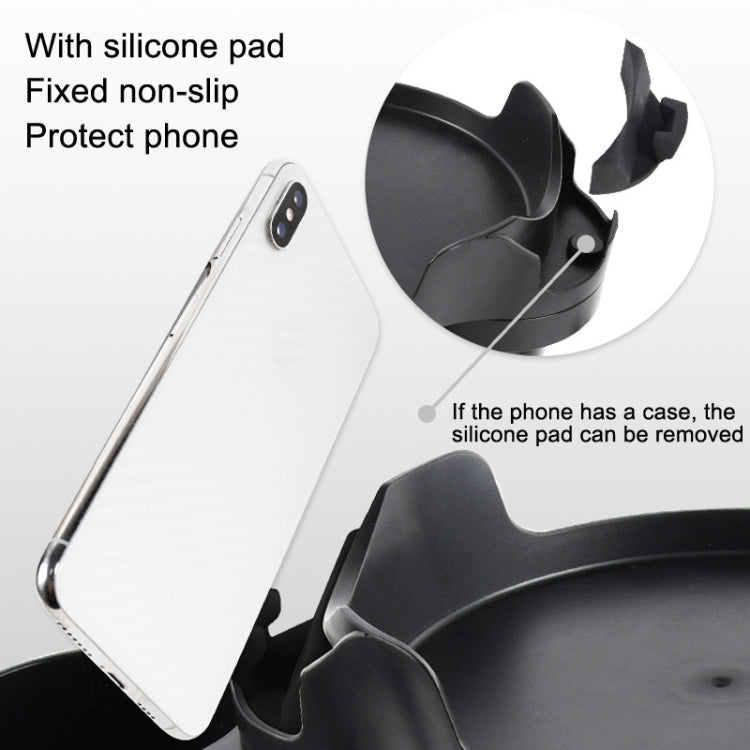 Car Water Cup Holder Dinner Plate Rack Rotatable Mobile Phone Holder, Car Water Cup Holder