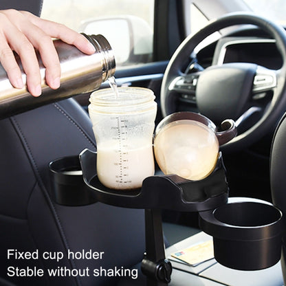 Car Water Cup Holder Dinner Plate Rack Rotatable Mobile Phone Holder, Car Water Cup Holder