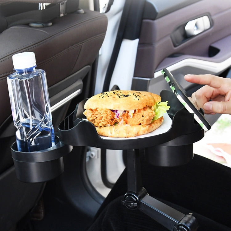 Car Water Cup Holder Dinner Plate Rack Rotatable Mobile Phone Holder, Car Water Cup Holder