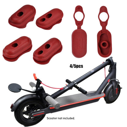 Cache de port de charge, bouchon en silicone pour trottinette Xiaomi M365, 5 en 1, 4 en 1