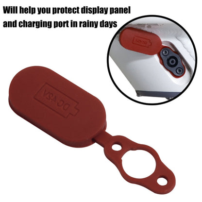 Cache de port de charge, bouchon en silicone pour trottinette Xiaomi M365, 5 en 1, 4 en 1