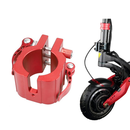 Folding Clamp For ZERO 8X 10X 11X SPEEDUAL Dualtron DT3 Thunder Electric Scooter, Without Pad Red, With Pad Red, Without Pad  Black, With Pad Black