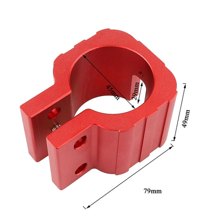 Folding Clamp For ZERO 8X 10X 11X SPEEDUAL Dualtron DT3 Thunder Electric Scooter, Without Pad Red, With Pad Red, Without Pad  Black, With Pad Black