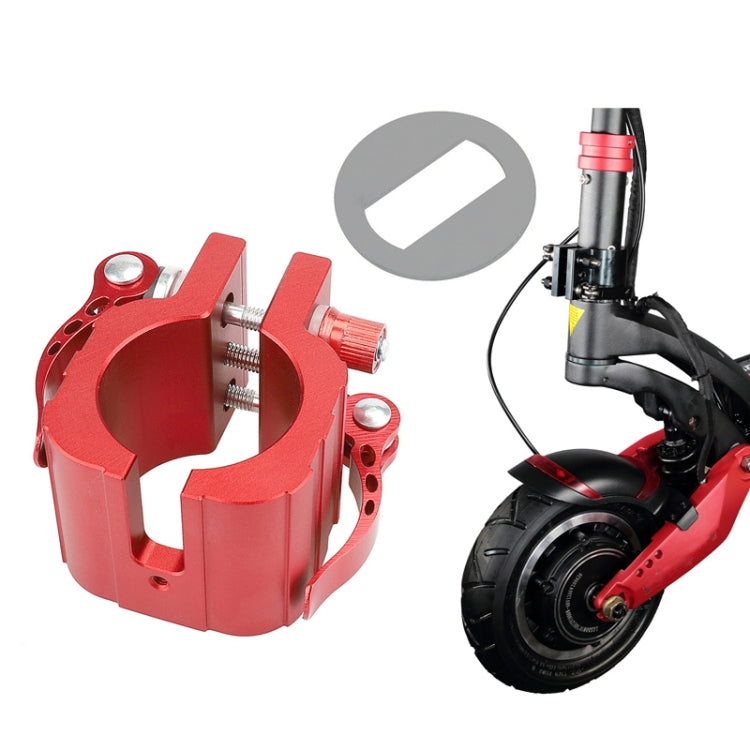 Folding Clamp For ZERO 8X 10X 11X SPEEDUAL Dualtron DT3 Thunder Electric Scooter, Without Pad Red, With Pad Red, Without Pad  Black, With Pad Black