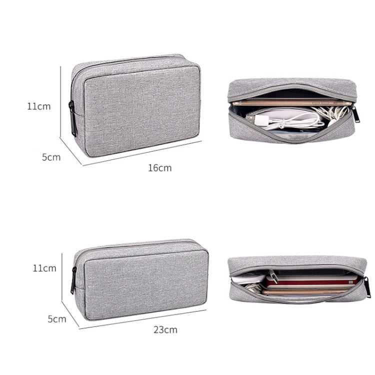 DY01 Digital Accessories Storage Bag, Spec:, Small (Maid Gray), Small (Beauty Pink), Small (Mysterious Black), Small (Sky Blue), Small (Navy Blue), Small (Dark Gray), Large (Maid Gray), Large (Beauty Pink), Large (Mysterious Black), Large (Navy Blue)��...