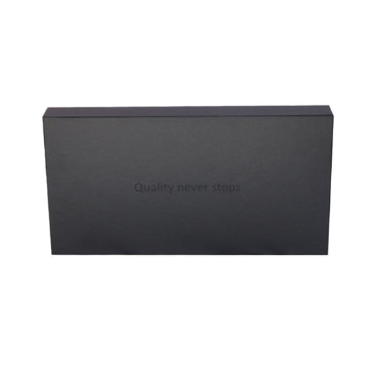 10 PCS Solid Color Phone Case/Tempered Film/Support Frame Box, All Black