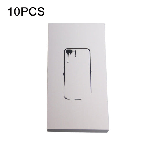 10 PCS Digital Product Mobile Phone Case/Tempered Film/Support Frame Box, White