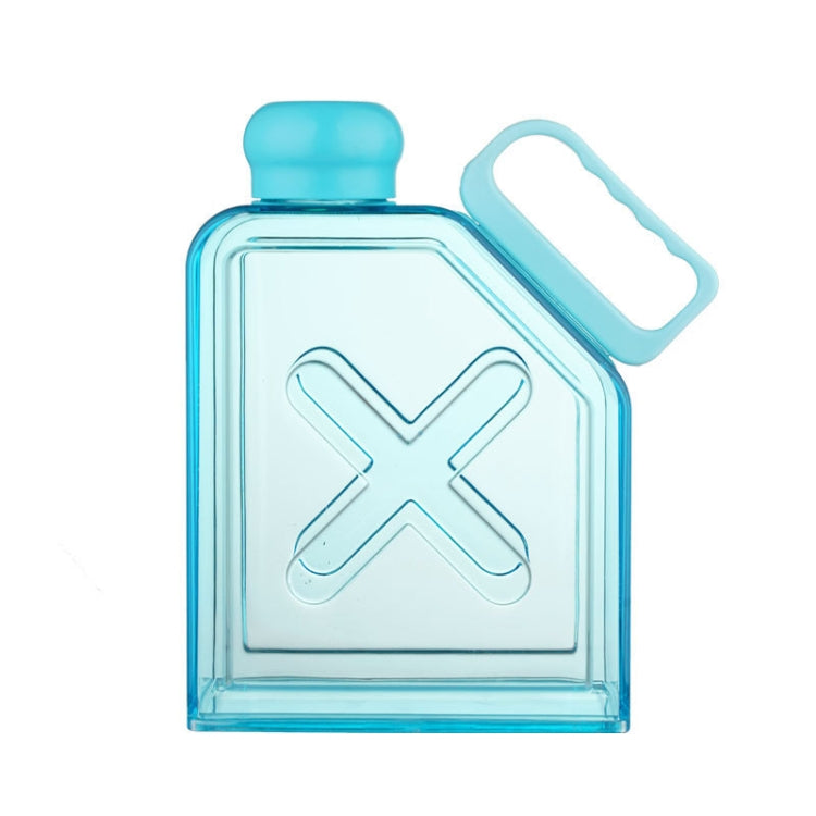 Quadratische Fitness-Sport-Wasserflasche mit großem Fassungsvermögen und Griff, quadratisch rot, quadratisch lila, quadratisch blau, quadratisch schwarz
