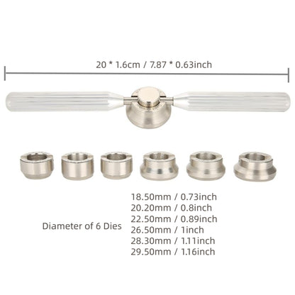 Watch Case Opener Tool Adjustable Watch Back Cover Remover Open Wrench, Gear Rear Cover, Round Teeth, Square Teeth