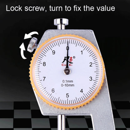 CHIXI Handheld Thickness Gauge Paper Thickness Gauge, Ordinary  0-10mm Flat Head, Mid-range  0-10mm Pointed Head, Mid-range  0-10mm Flat Head, Mid-range 0-10mm Curved Point