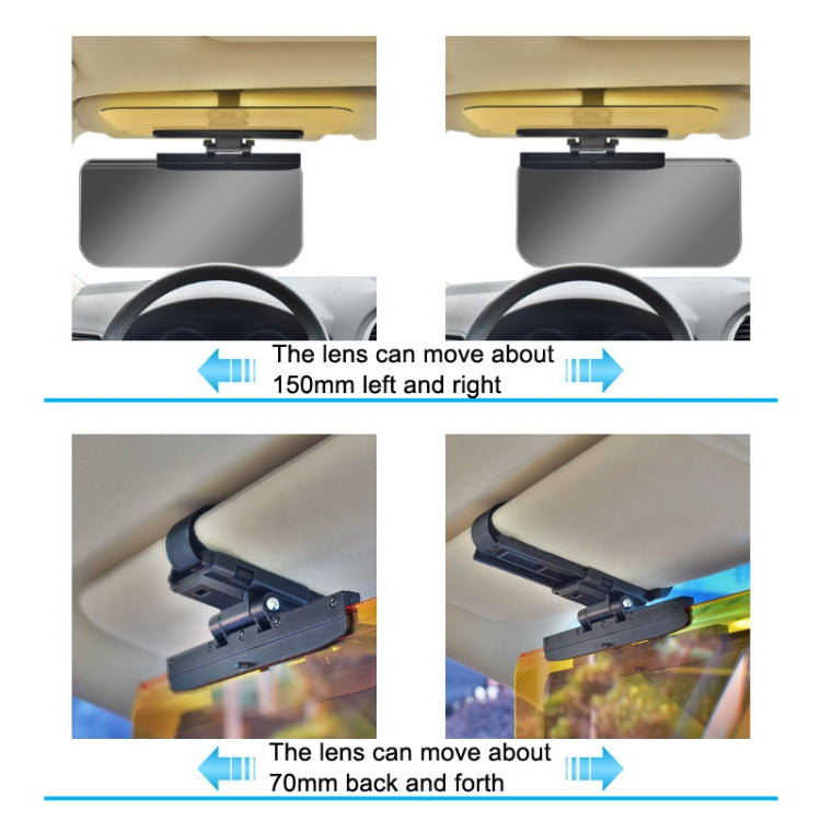 SHUNWEI Car Anti High Beam Visor Night Vision Glasses, Style:, Day and Night Use, Large Daily Use, Medium Daily Use